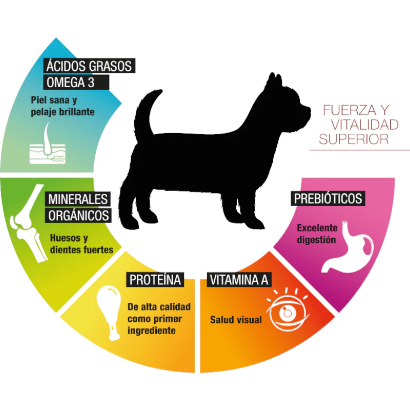 PS1822 1 Pieza De 3 Kg De Alimento Premium Adulto Raza Chica - Imagen 2
