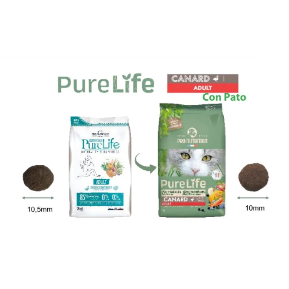 Pure Life Flatazor - Gato Adulto Pato - Imagen 4