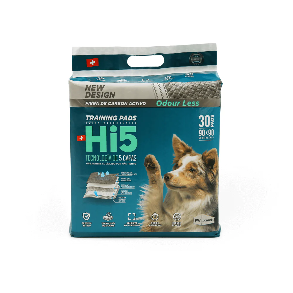 Sabanillas Hi5 90x90 Carbón Activado - 30 Unidades - Imagen 2