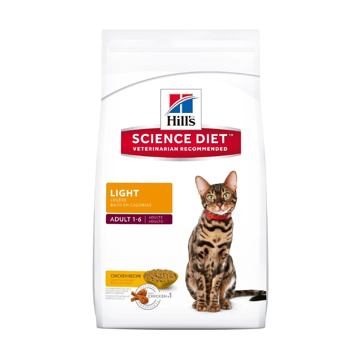 Hills Science Diet Adult Light Alimento para Gatos Adulto Bajo en Calorías Croqueta - Imagen 3