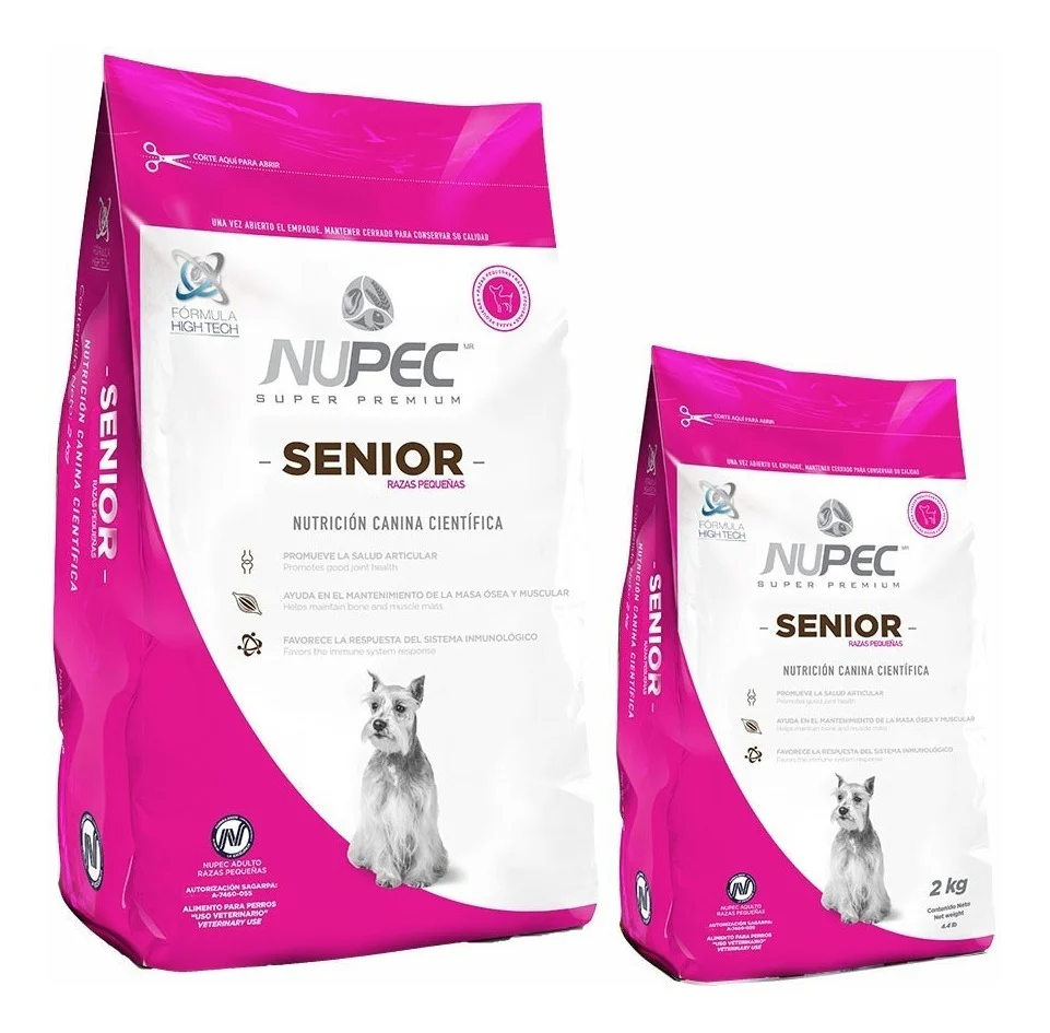 Nupec Senior Alimento Perros Adulto Mayor Razas Pequeñas - Imagen 2