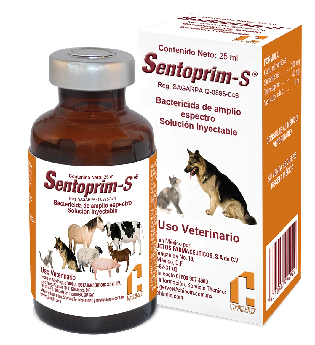 Sentoprim-S Inyectable Frásco ámpula con 25 ml
