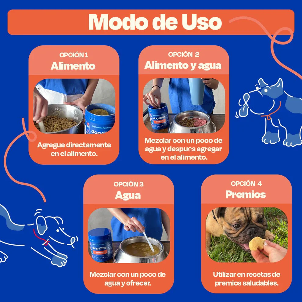 Dogelthy SKIN & COAT Sabor Pescado 270 gr ( Pelaje y Piel ) - Imagen 4