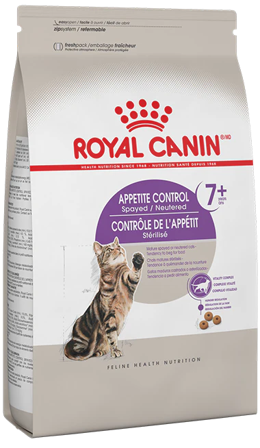 Royal Canin Alimento Gatos Adulto Mayor Spayed Neutered Appetite+7 Control de Apetito iPos