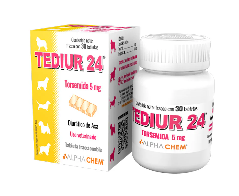 Tediur 24 5 mg 30 Tabletas ( Diurético - Torsemida )