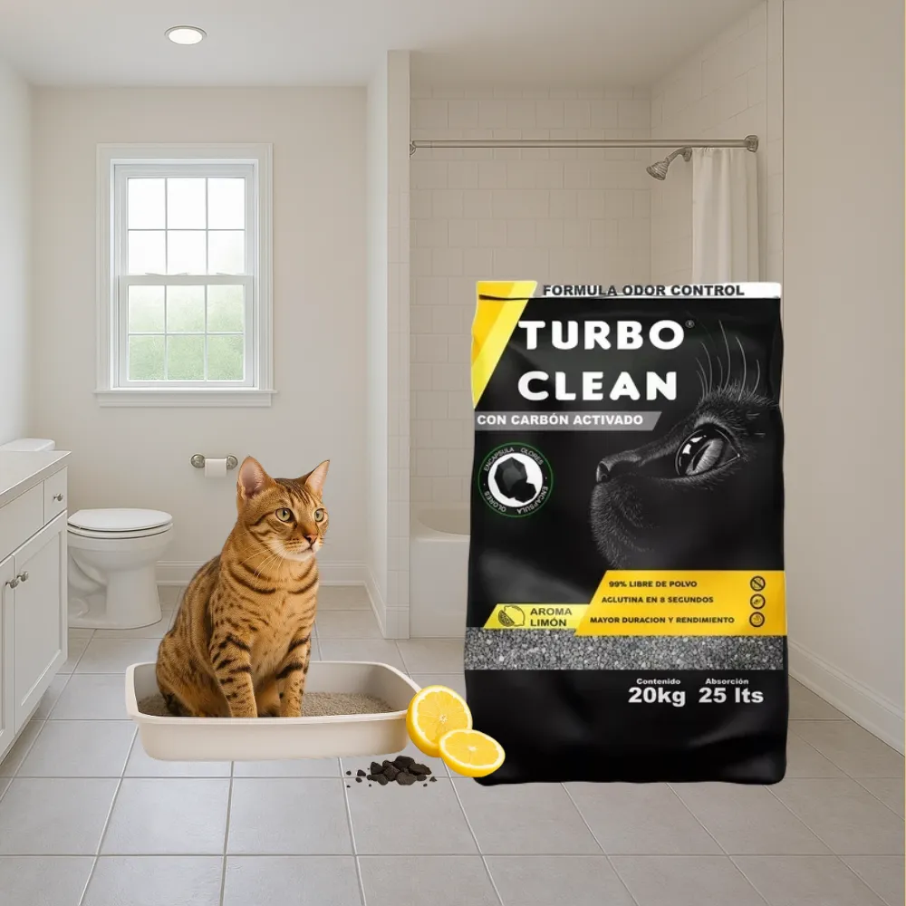 Turbo Clean Aglutinante Odor Control 20 Kg Limon - Imagen 2