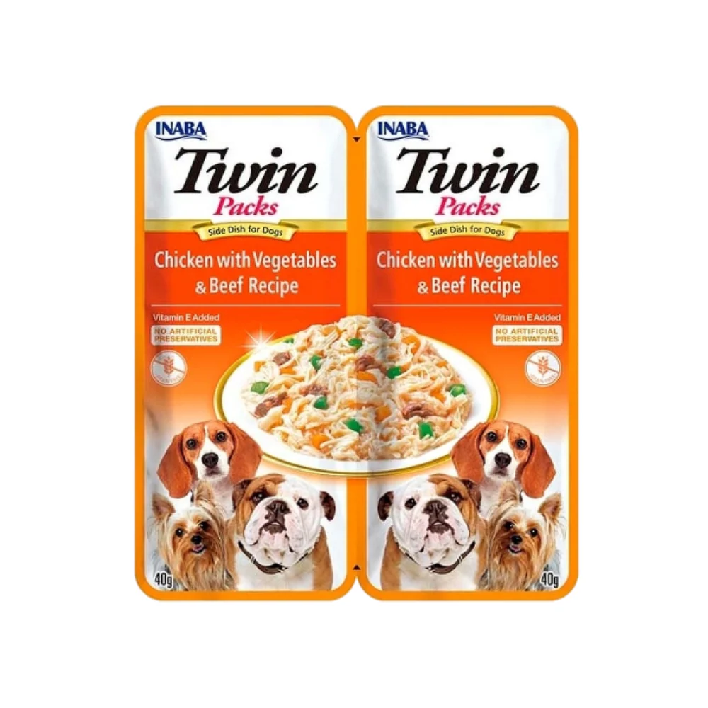 Twins Packs Chicken with Vegetables & Beef