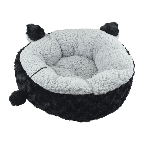 TX10916 1pz Cama Tipo Vigo Negro/Gris Para Mascota