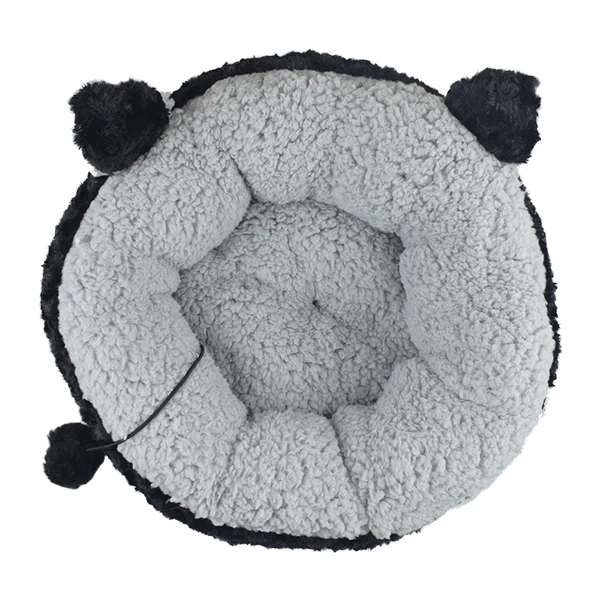 TX10916 1pz Cama Tipo Vigo Negro/Gris Para Mascota - Imagen 2