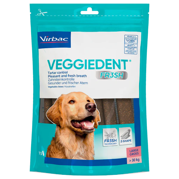 Veggiedent Fresh L ( Premio para cuidado dental ) > 30 kg