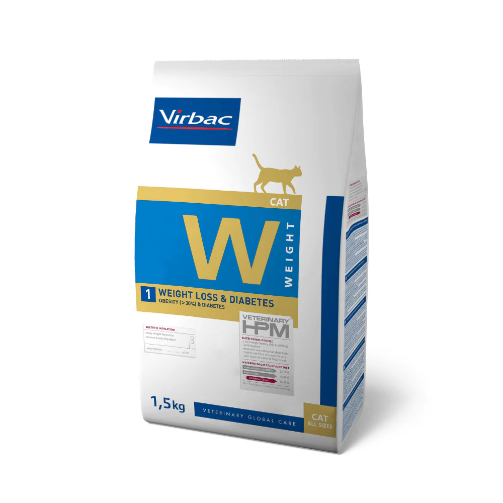 VIRBAC HPM Cat Weight Loss & Diabetes 1,5 Kgs