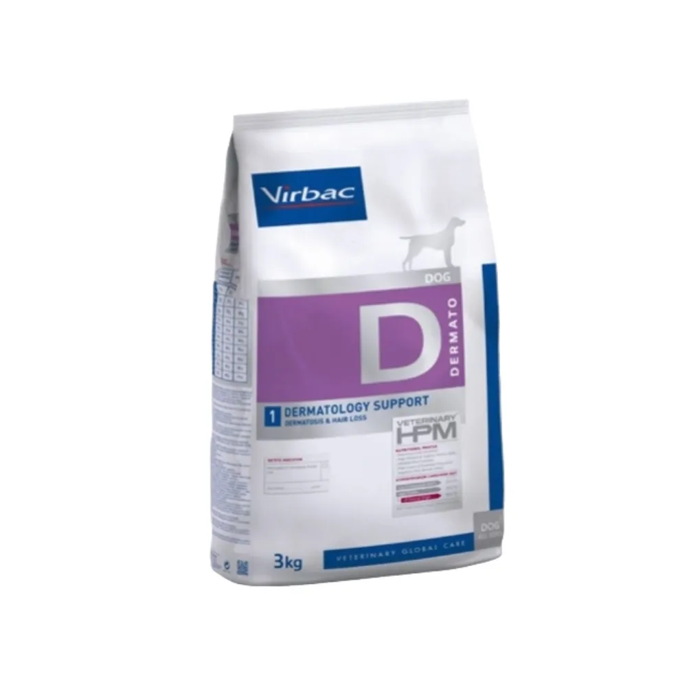 VIRBAC HPM Dog Dermatology Support