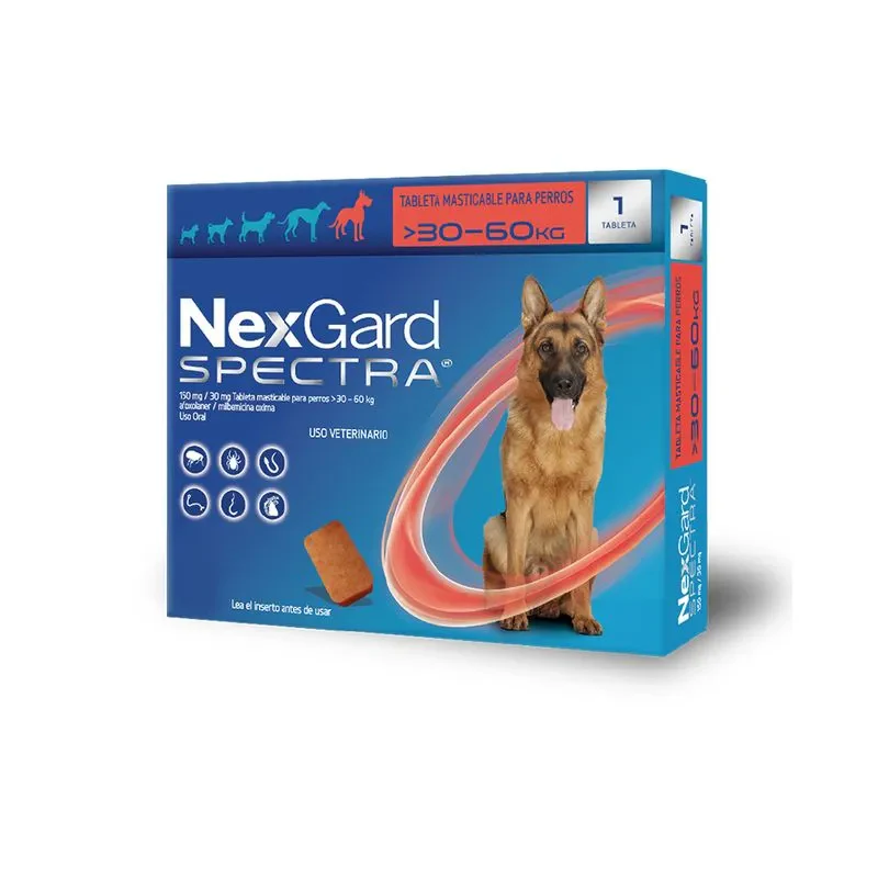 Nexgard Spectra Antipulgas y Garrapatas para Perro 1 Tableta - Imagen 6