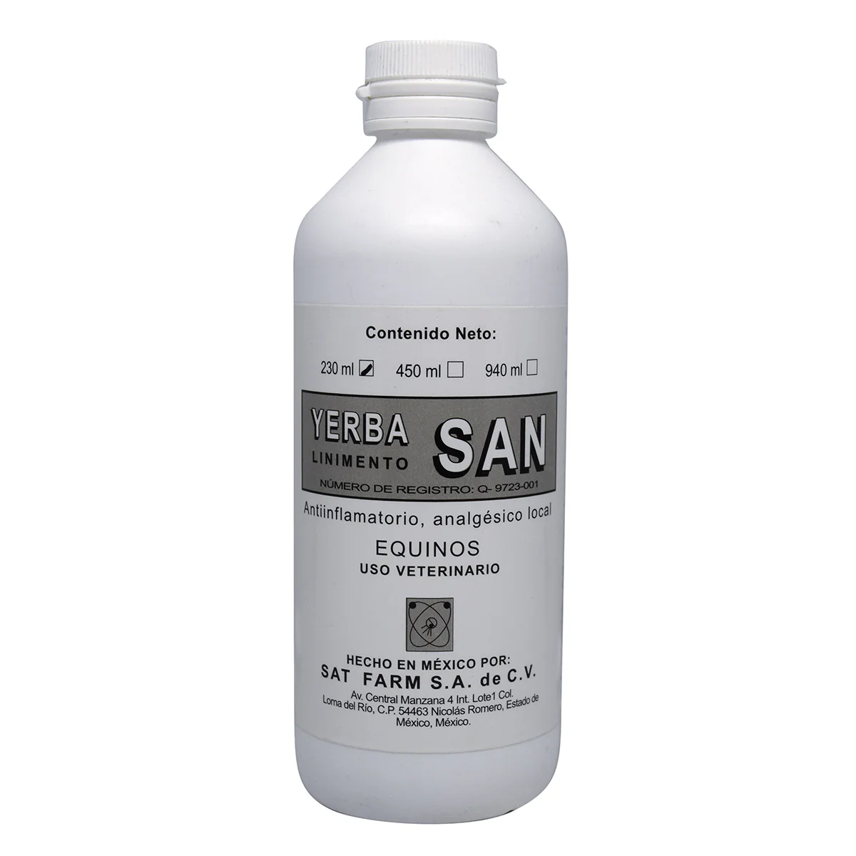 Yerba San Veterinario 110 Ml - Sat Farm